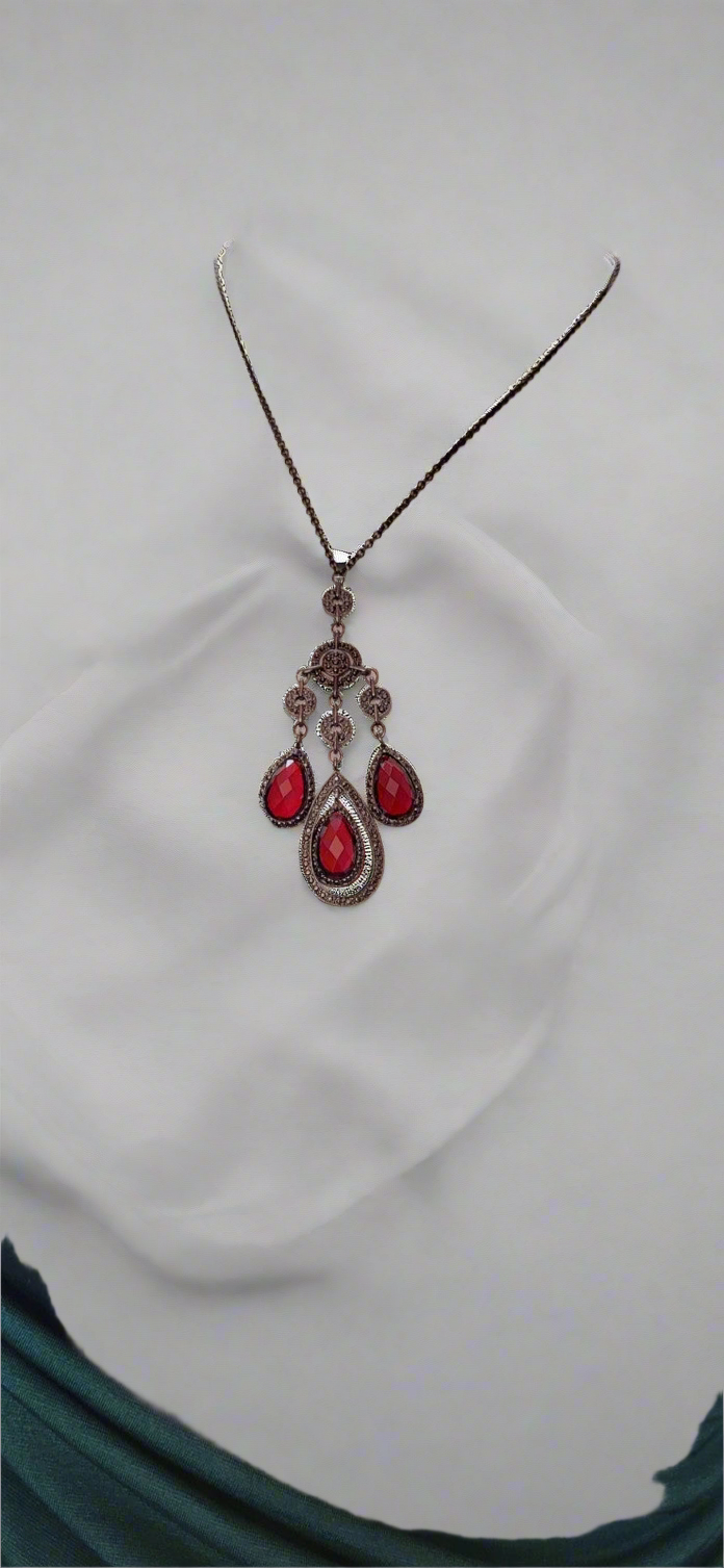 Beautiful delicate elegant gothic costume necklace