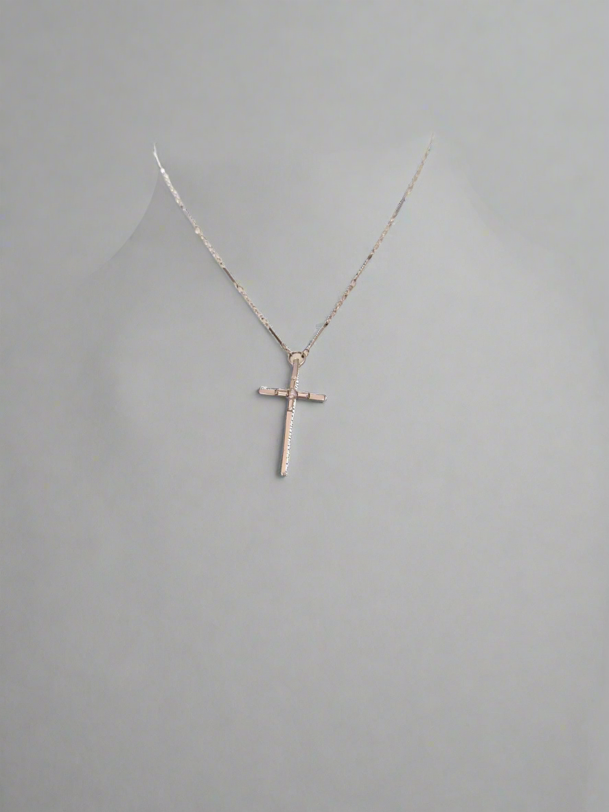 Crucifix delicate elegant necklace
