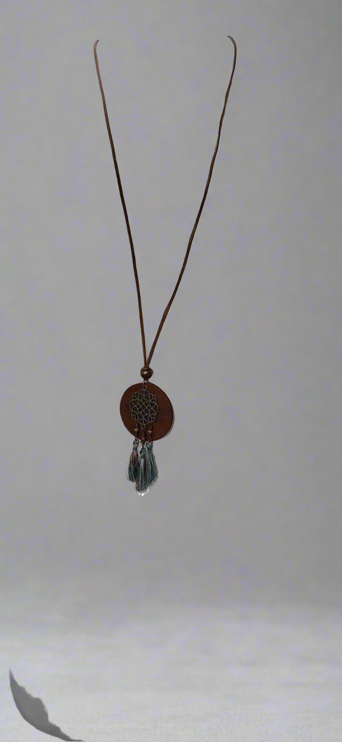 60s retro necklace & earrings vintage