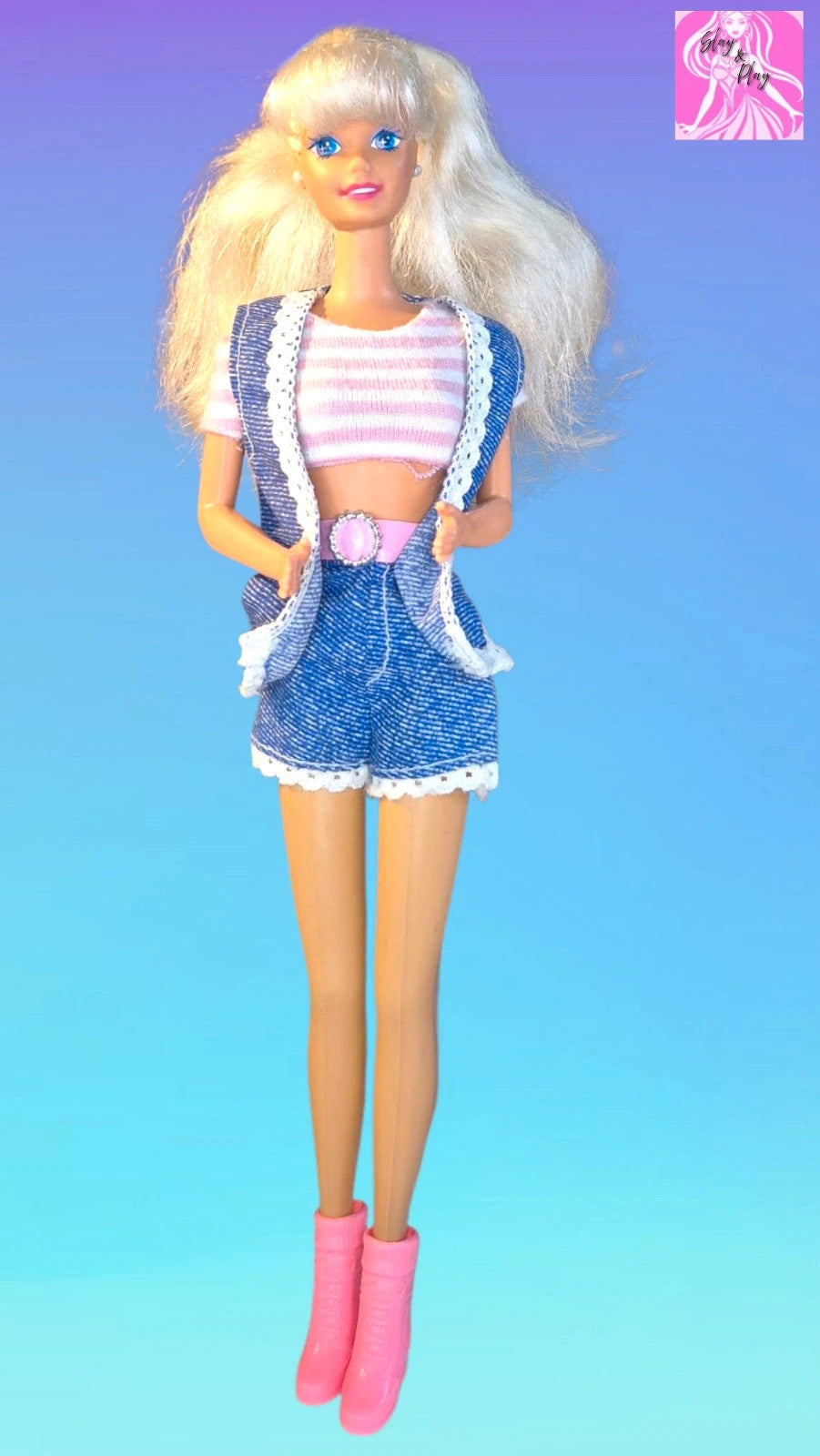 1995 strollin fun Barbie and Shelly