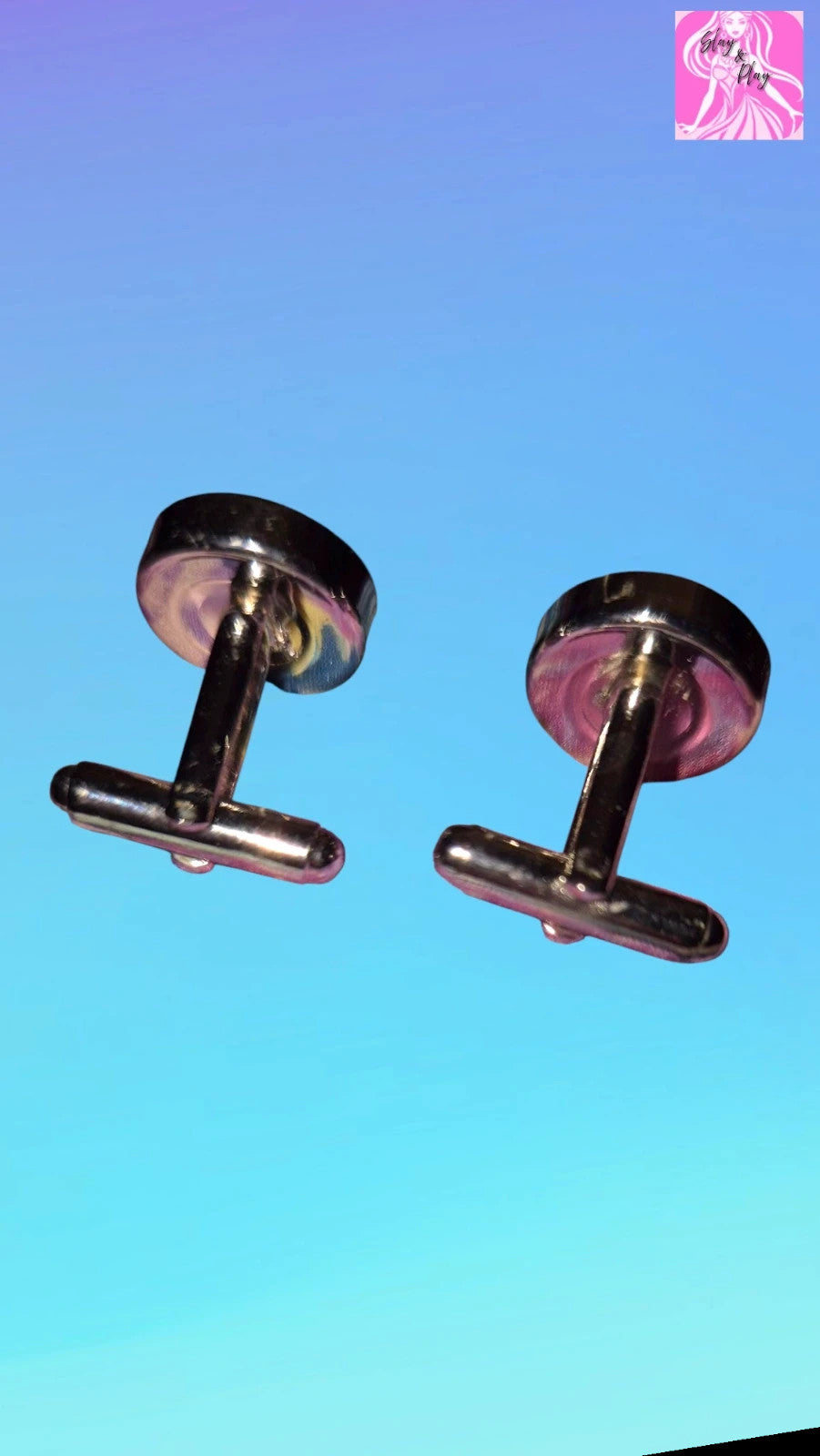Fabric cufflinks