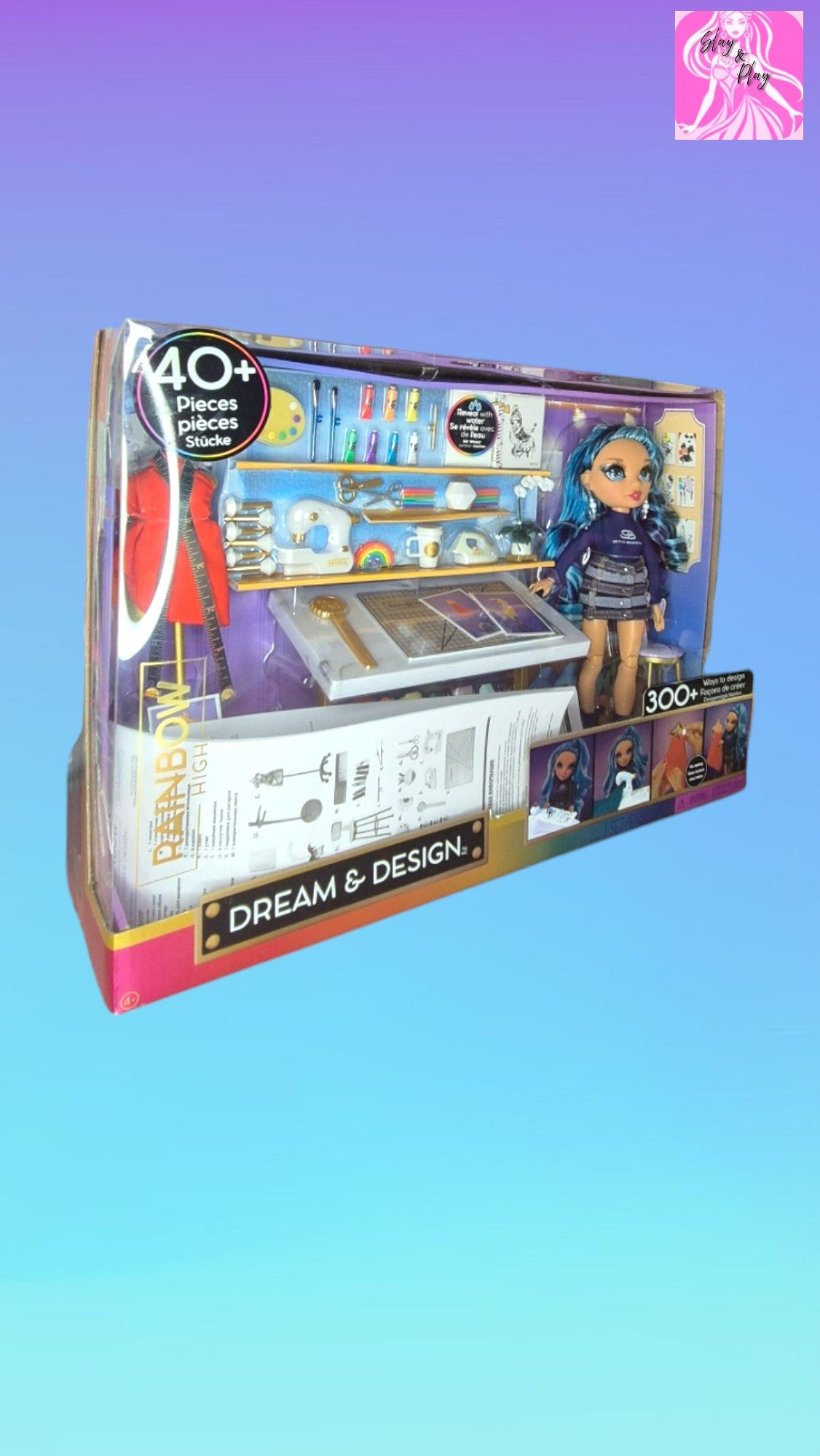 Rainbow High Dream & Design Fashion Studio Playset + Skyler doll