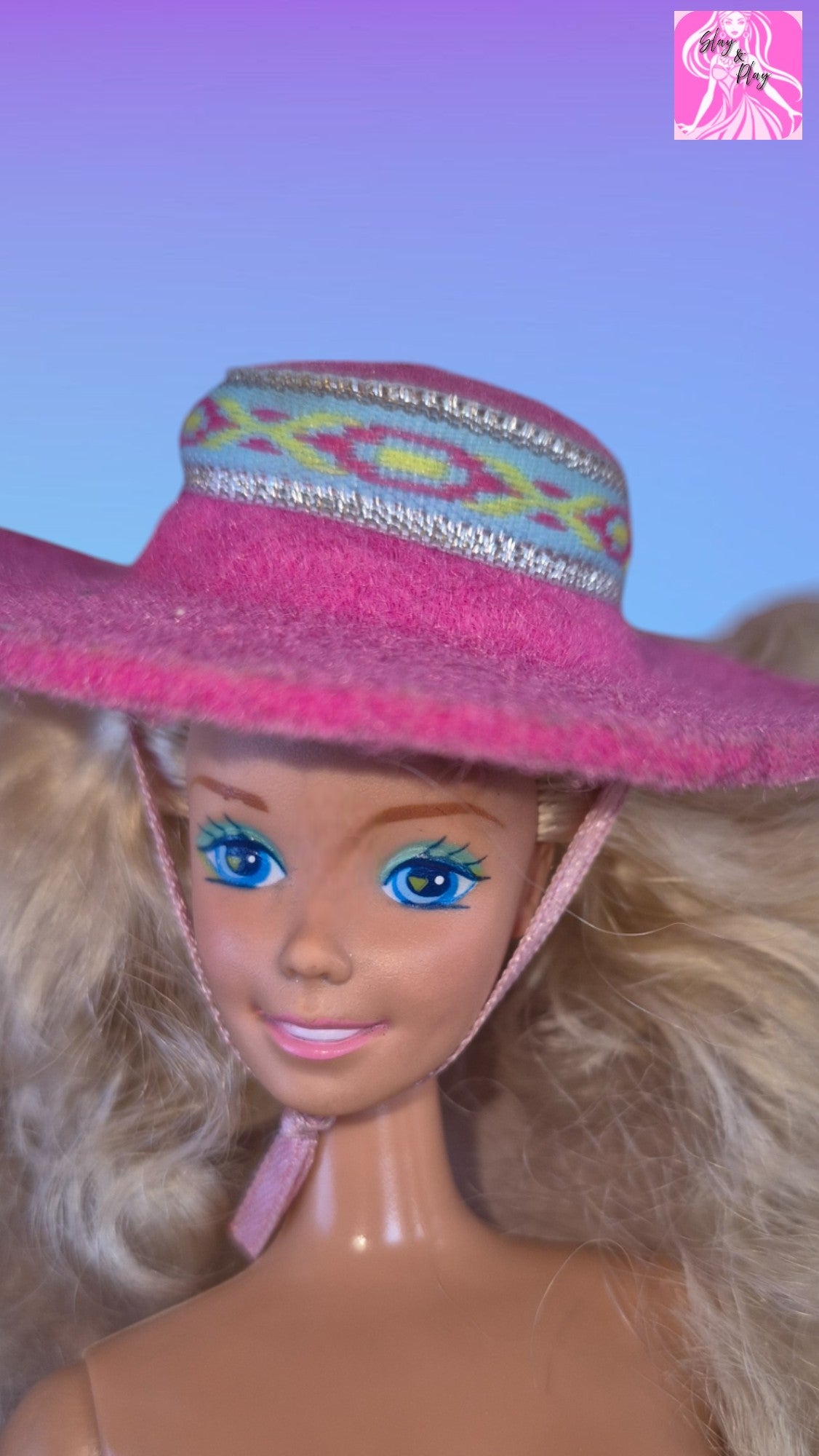 1990 Western Fun Barbie with Hat