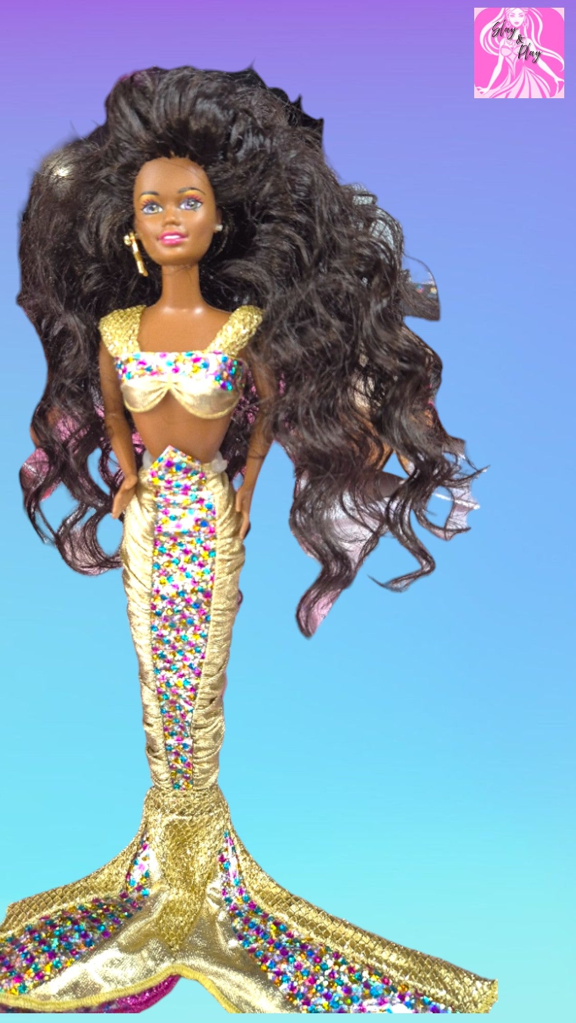 1995 3 x jewel hair Barbie, Teresa