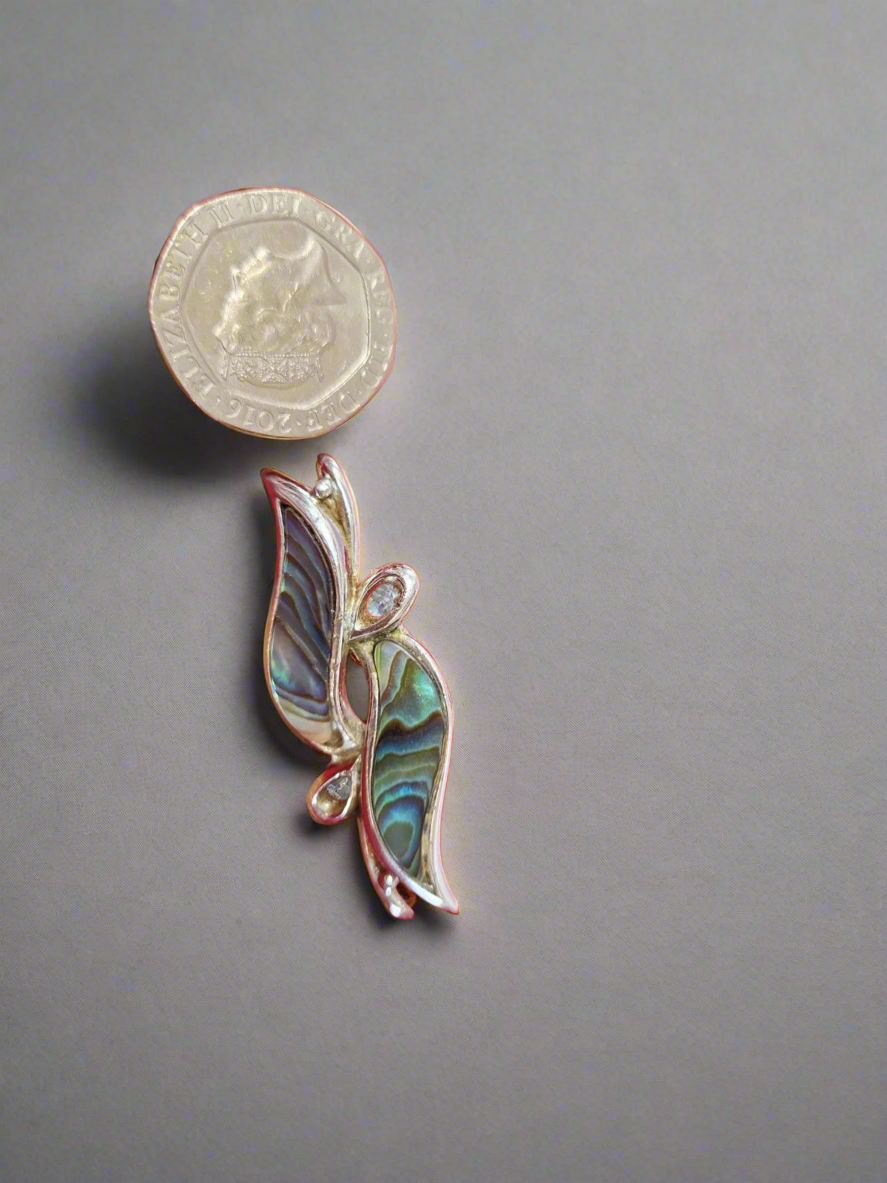 Abalone brooch