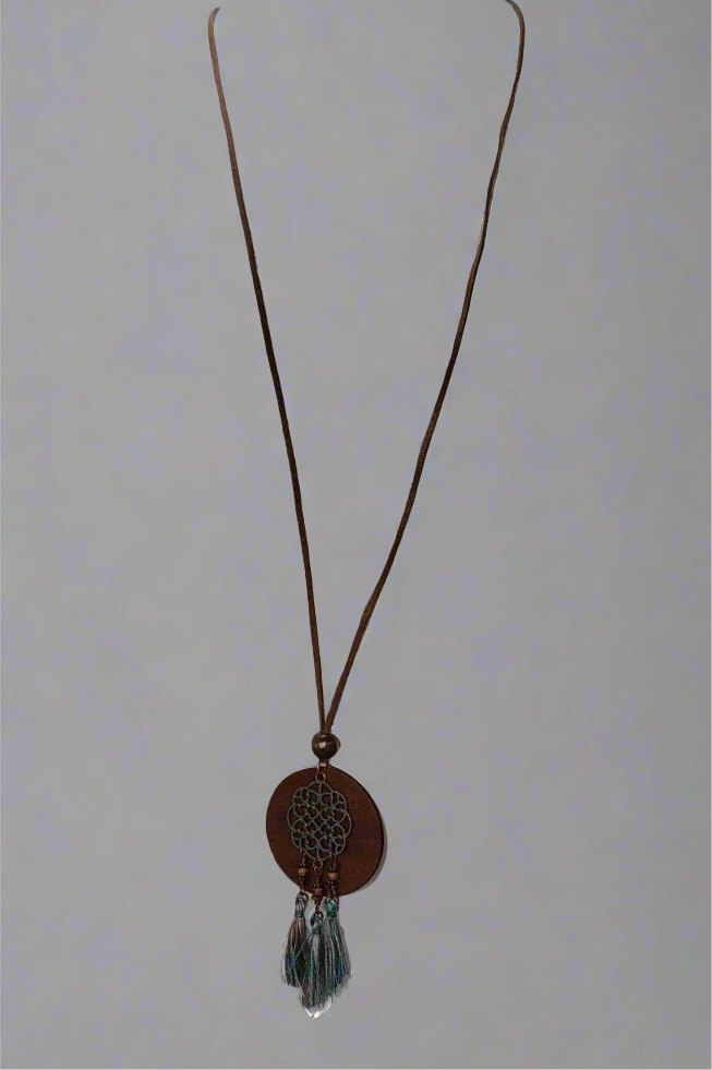 60s retro necklace & earrings vintage