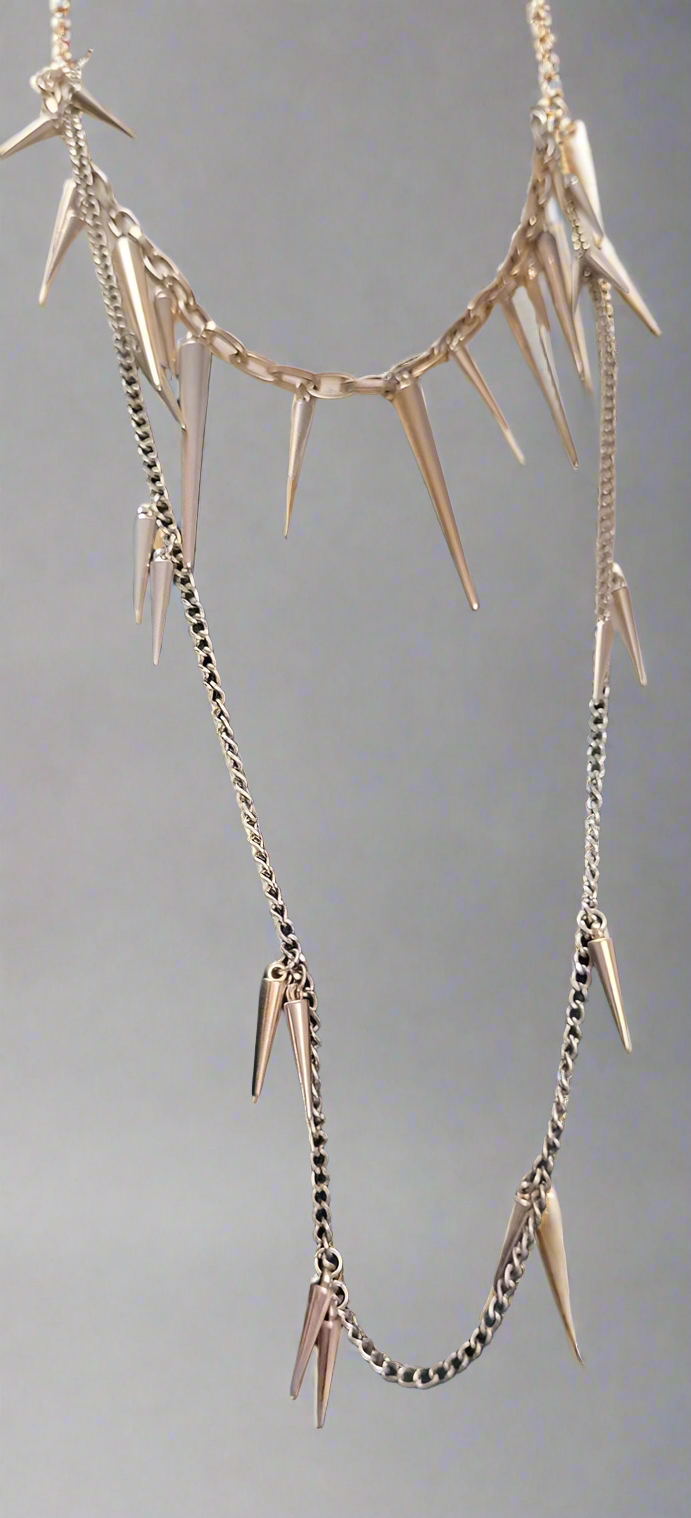 Punk 80s necklace