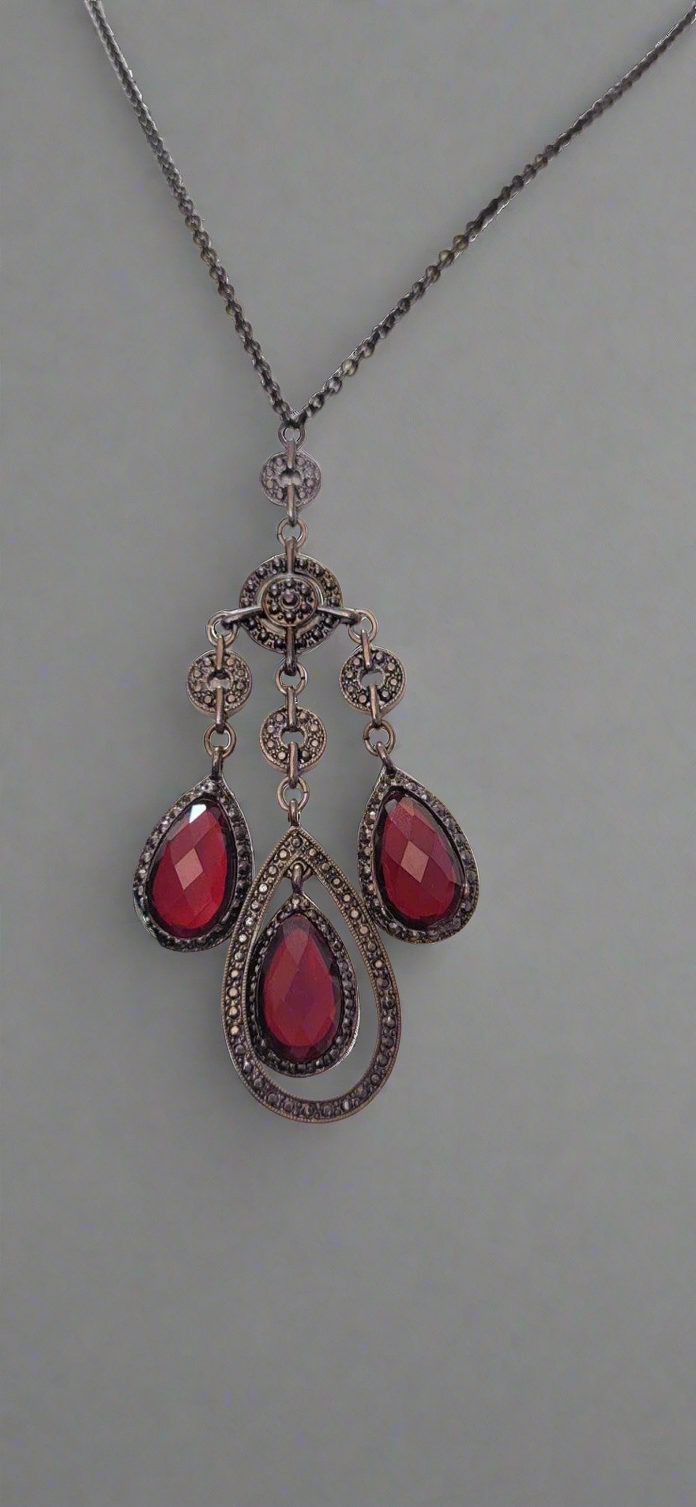 Beautiful delicate elegant gothic costume necklace