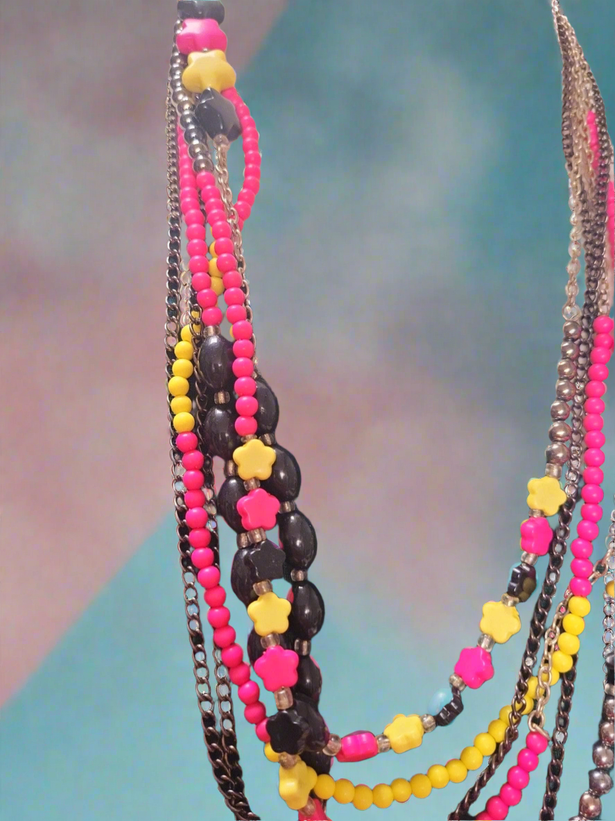Vintage statement necklace 80s
