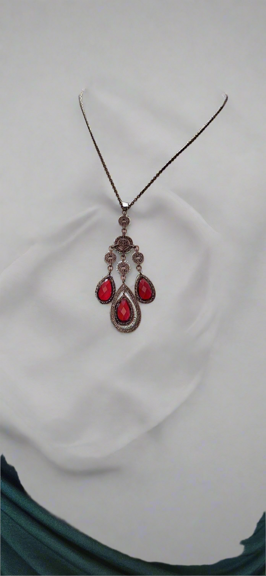 Beautiful delicate elegant gothic costume necklace