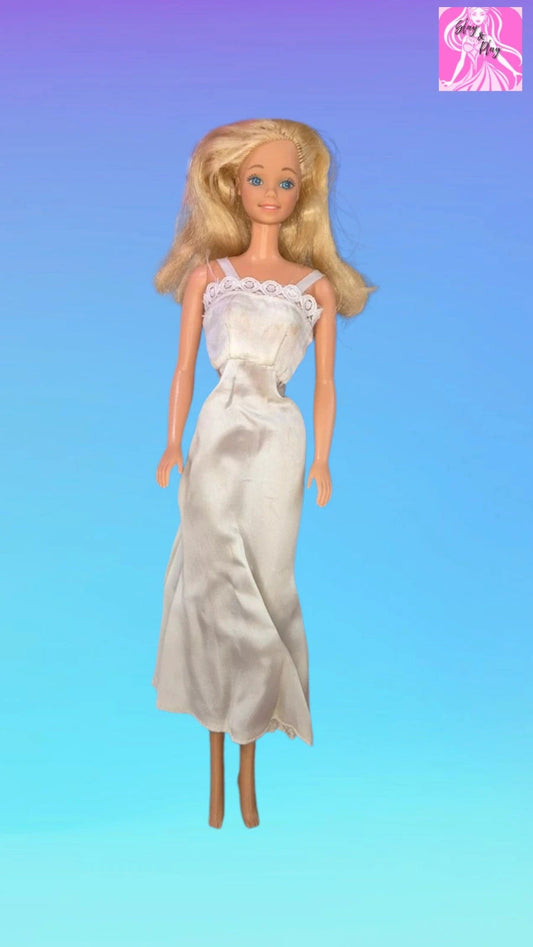 🤍 Barbie 🤍 1984 Vintage My First Easy On Fashions Doll Nightie Outfit  on my first barbie