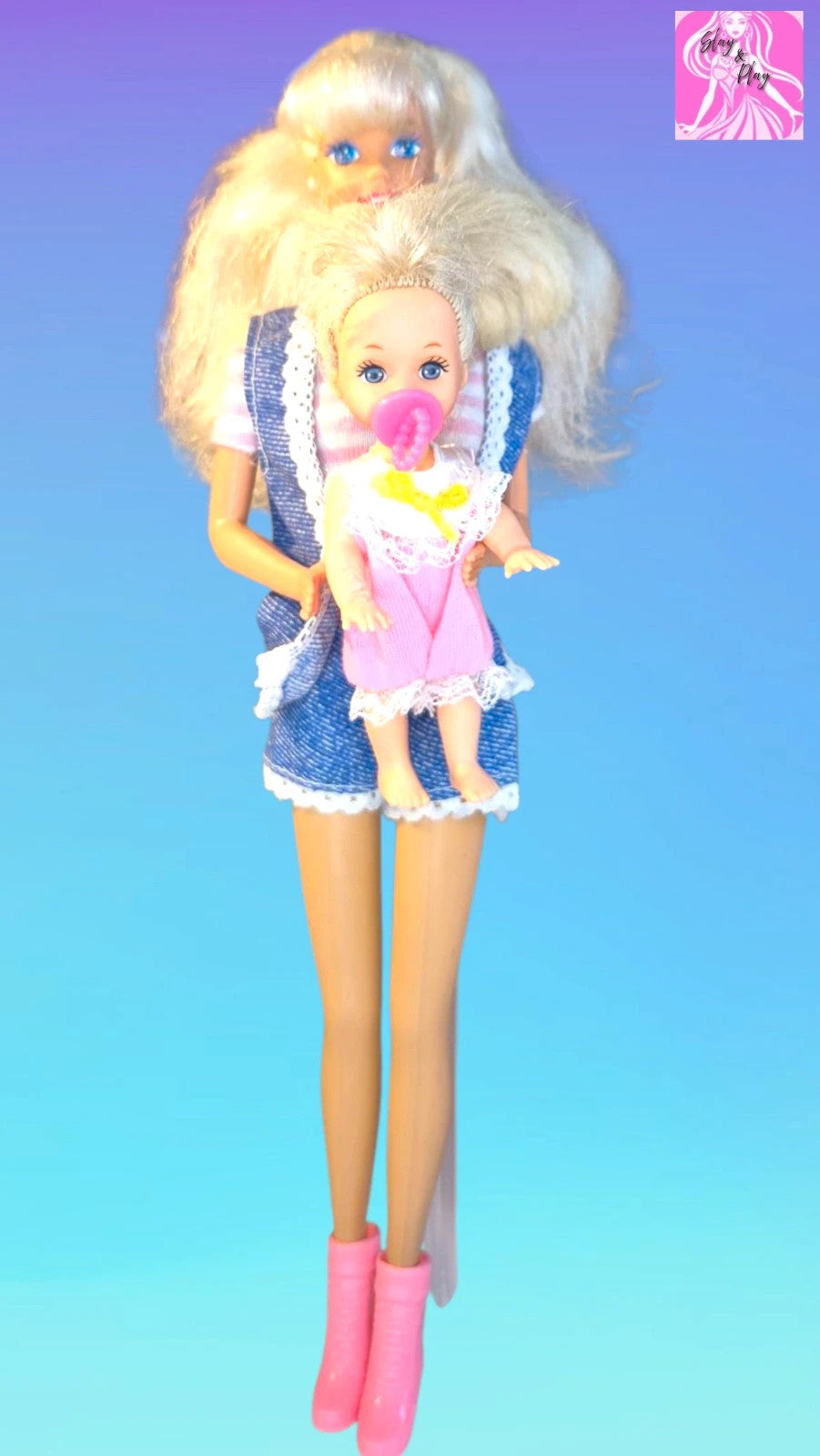 1995 strollin fun Barbie and Shelly