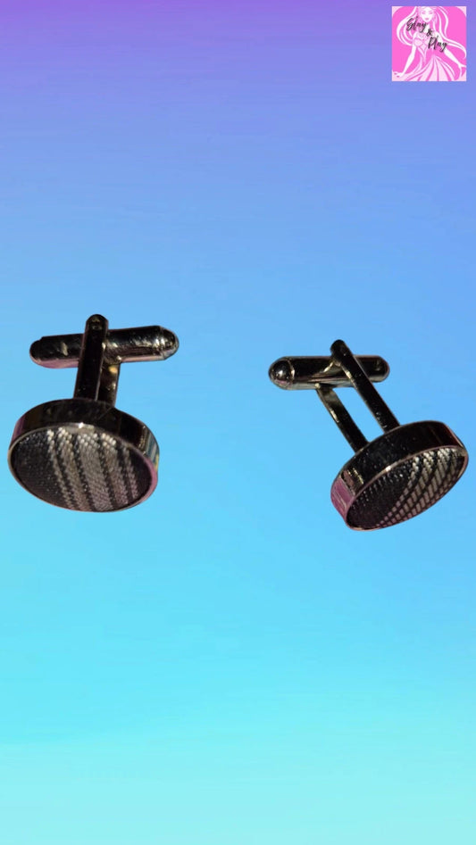 Fabric cufflinks
