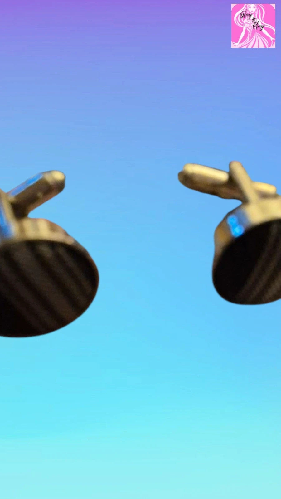 Fabric cufflinks