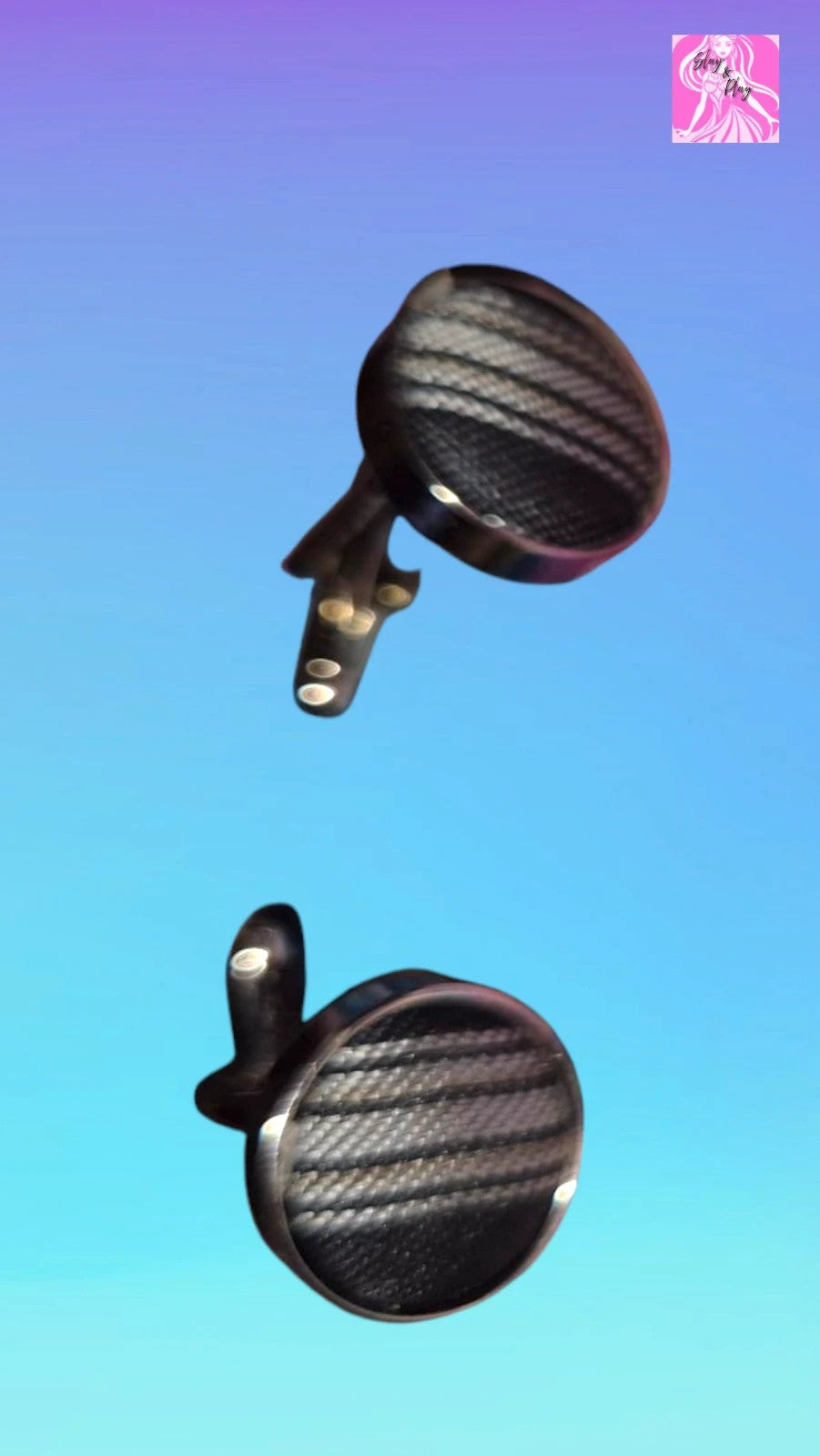 Fabric cufflinks