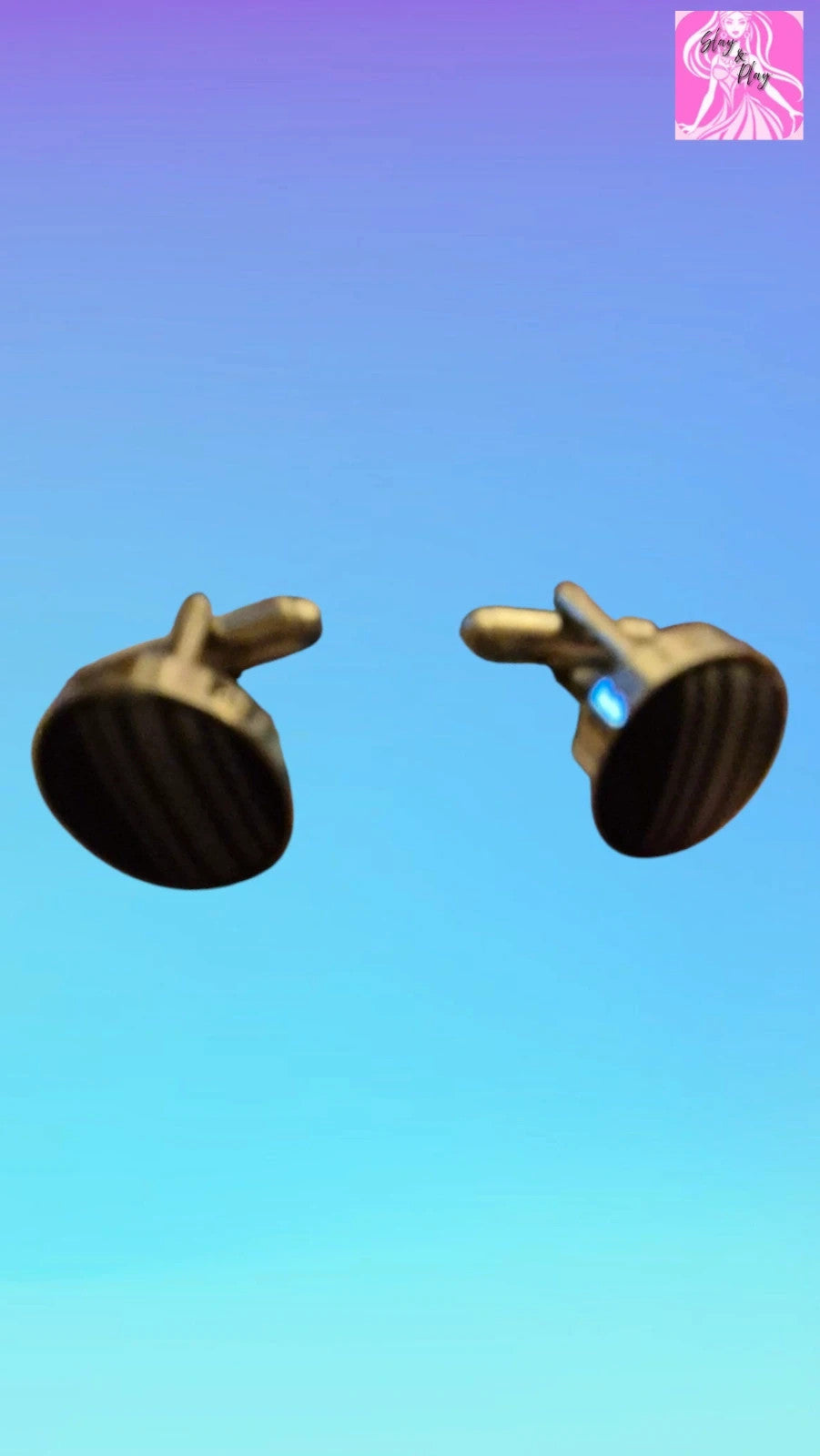 Fabric cufflinks