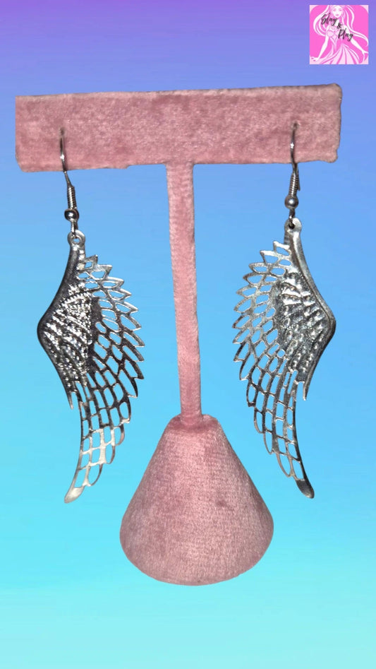 Angel wings earrings