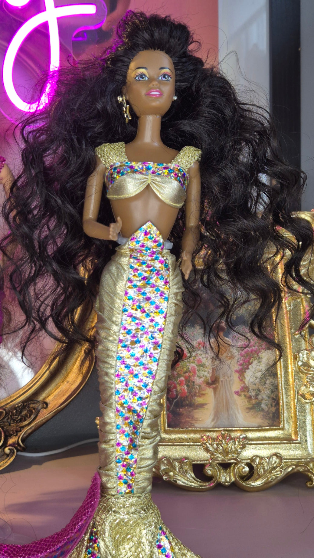 3 x jewel hair Barbie, Teresa