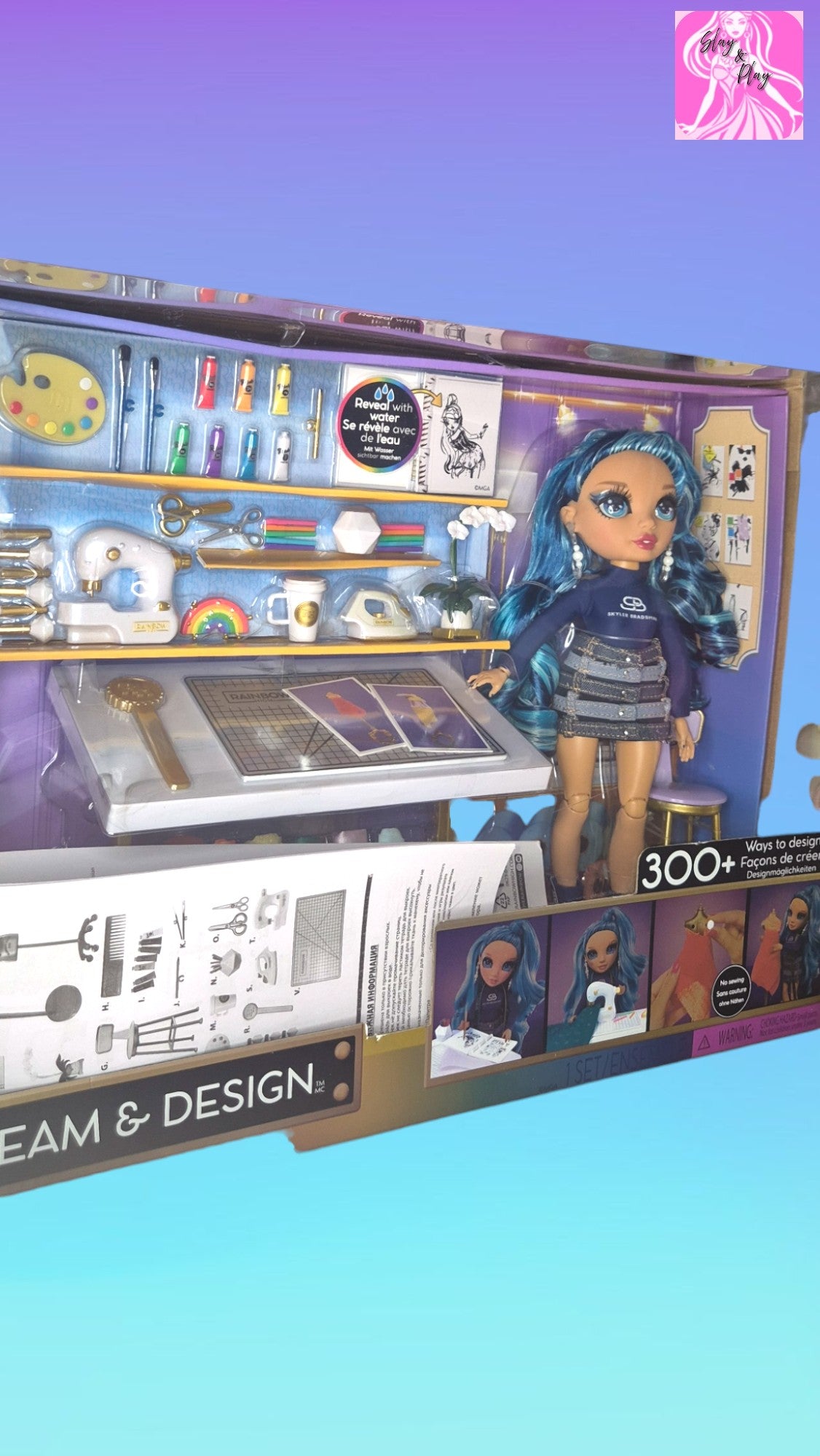 Rainbow High Dream & Design Fashion Studio Playset + Skyler doll