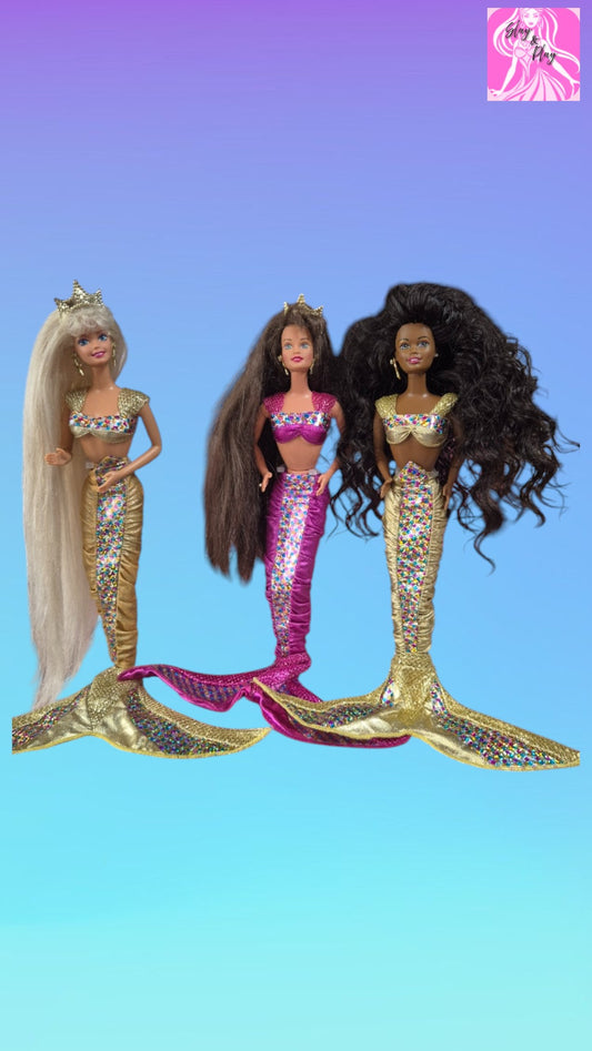1995 3 x jewel hair Barbie, Teresa