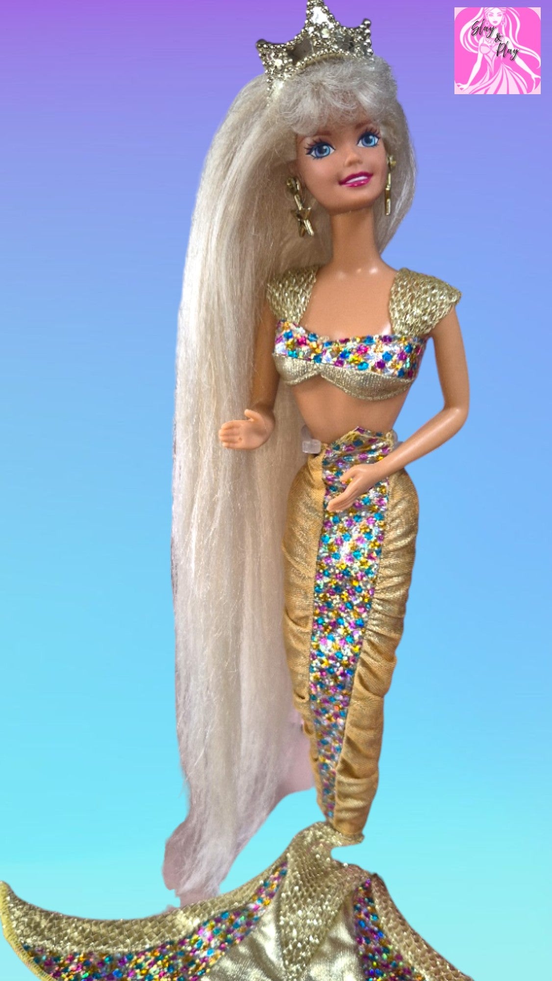 1995 3 x jewel hair Barbie, Teresa