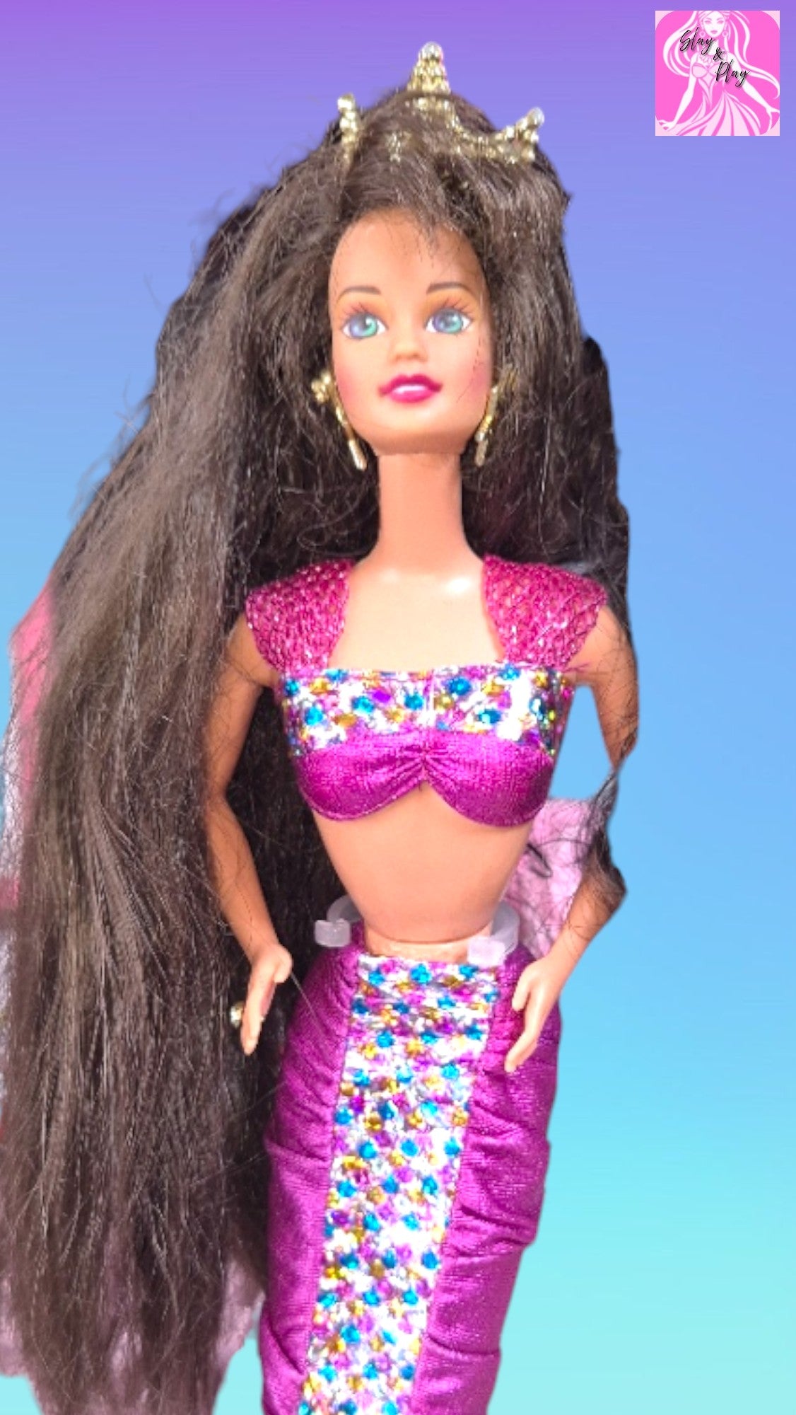 1995 3 x jewel hair Barbie, Teresa