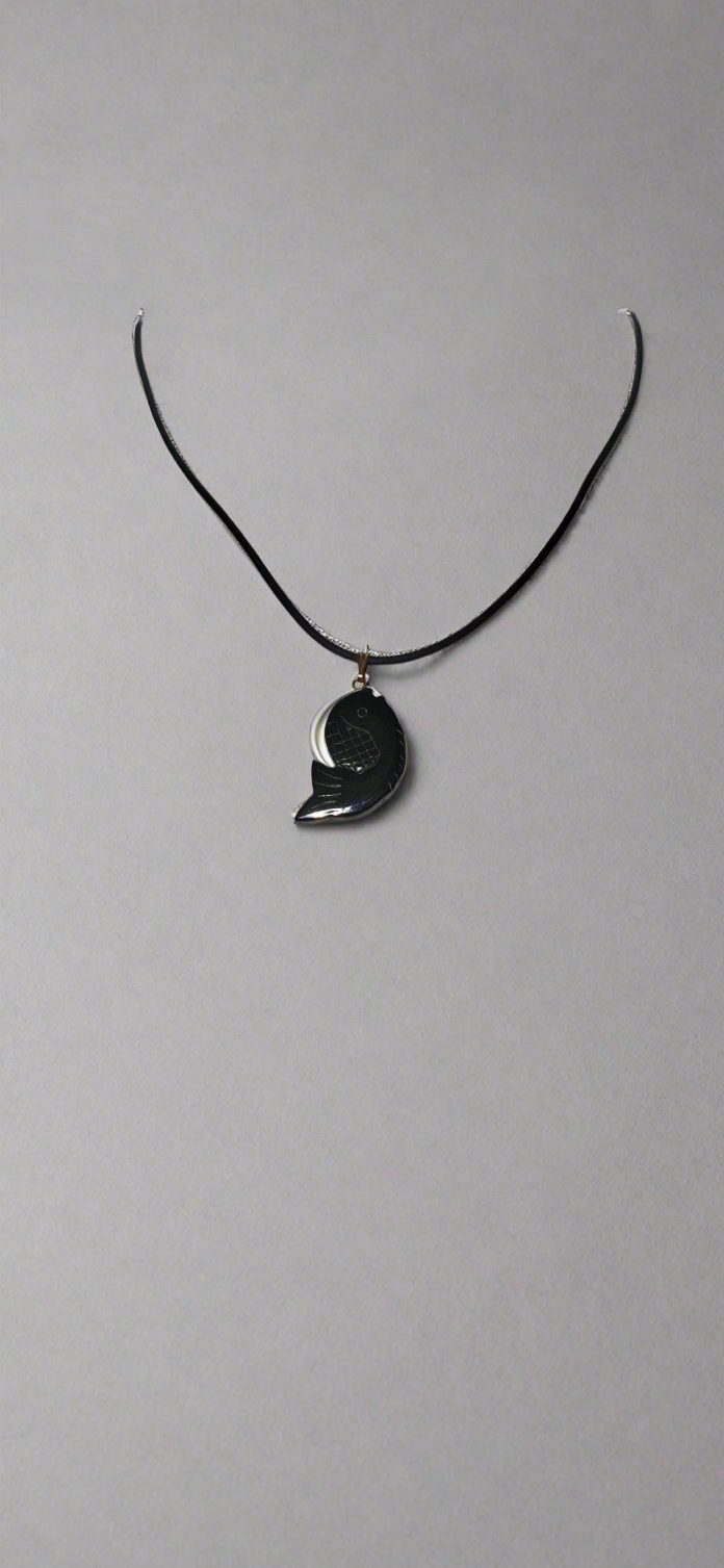 Semi precocious stone and lace necklace