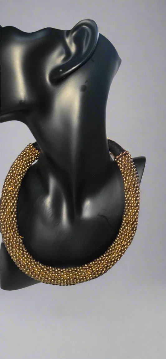 vintage retro statement necklace