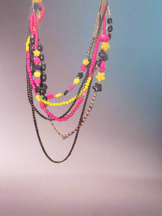 Vintage statement necklace 80s