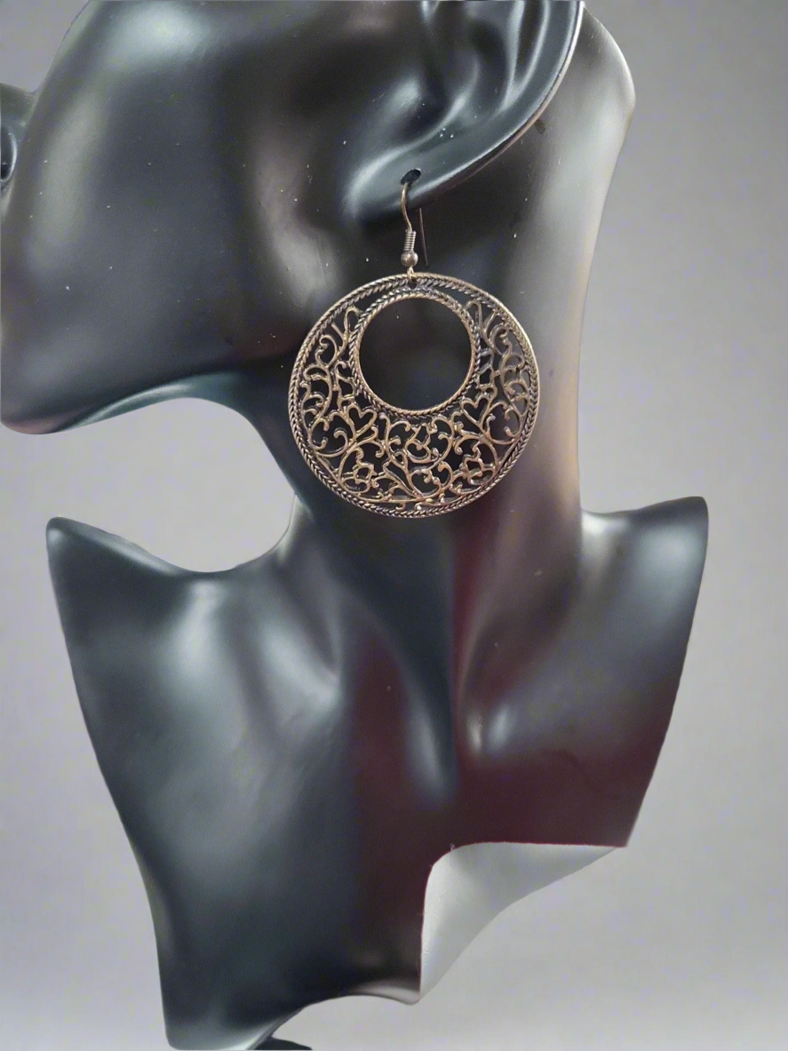 Boho large earrings