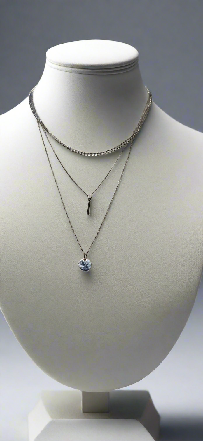 one necklace 3 charms