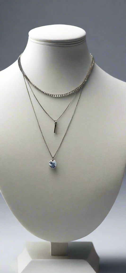 one necklace 3 charms