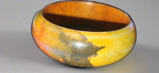 Wooden abstract bangle